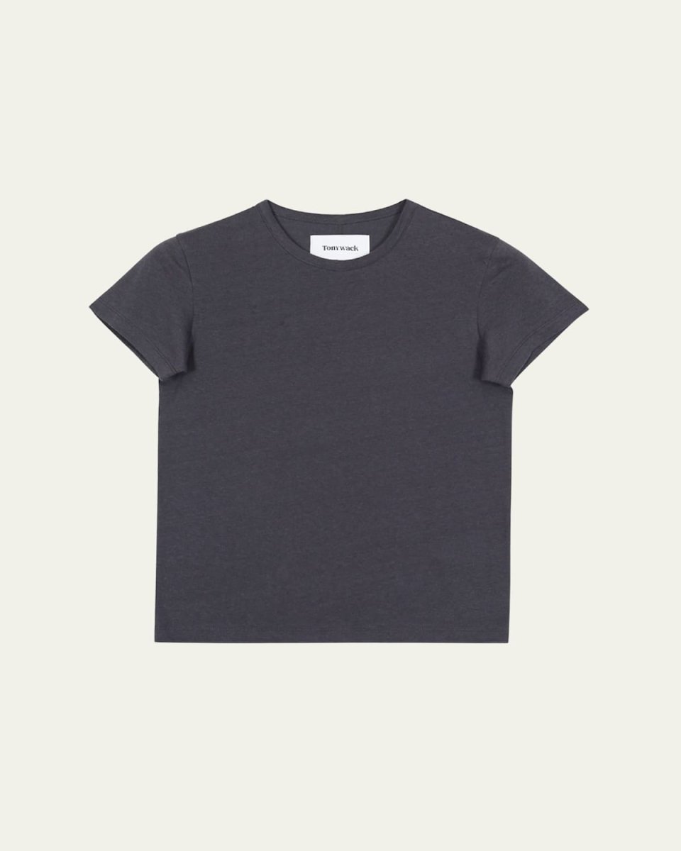 Cotton-Cashmere Crewneck T-Shirt